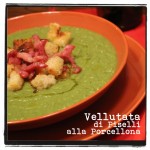 Vellutata di Piselli alla Porcellona