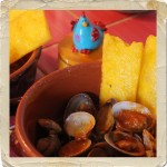 Vongole in SquirtGuazzetto con Polenta Scrocchiarella